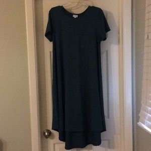 Lularoe teal Carly dress